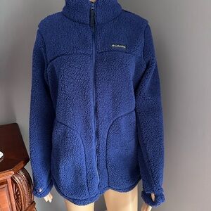 Columbia Women's Cozy Blue Teddy Jacket